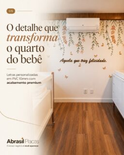 O QUARTO DO BEBÊ com CARINHA DE NENEM ✨

Tem detalhe que a gente só percebe quando vê pronto.
Aquele nome na parede, com relevo, brilho e carinho... muda tudo.

Com os Letreiros ABRASIL em PVC 10mm você garante:
🤍 Segurança total → Não empena, não solta farpas
🎨 Acabamento premium → Pintura automotiva que não desbota
📏 10mm de presença → É 3D de verdade, não é adesivo

Seu bebê merece um quarto com a cara dele. 

🎁 BÔNUS HOJE: 
Constratando a Abrasil voce ganha de Brinde 
2 layouts grátis para você escolher o seu preferido.

Toque no botao do whats na bio  e fale com a gente 👇
3135441777

Abrasil,  transfomamos  uma simples parede em amor.